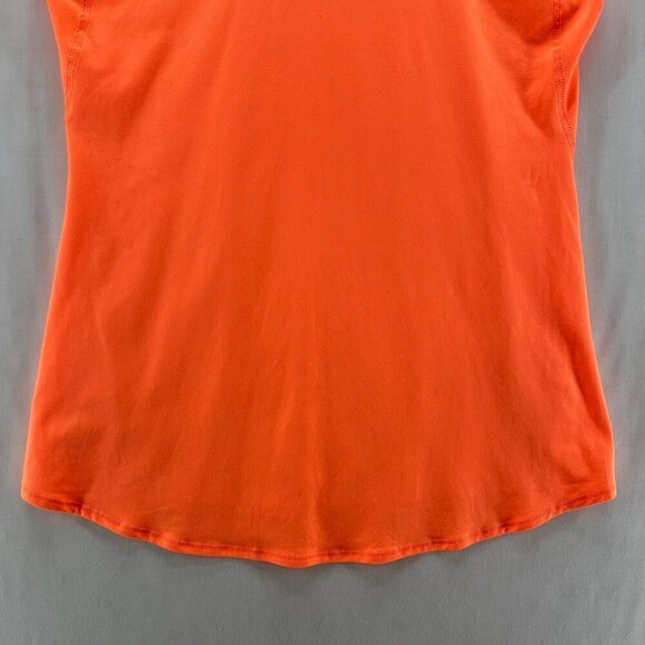 Athleta Top Size XS Chi Tank Scoop Neck Racerback Athletic Workout Neon Orange - Picture 6 of 10